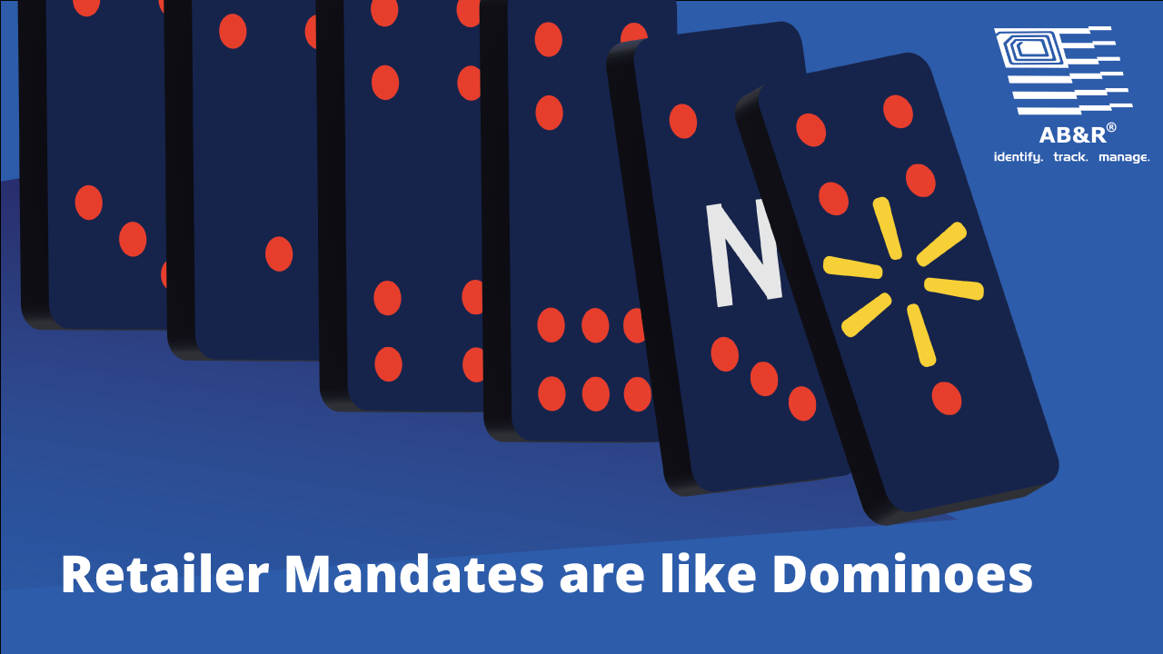 Walmart's RFID Mandate is expected to have a domino effect on the industry, with Nordstrom's recent announcement.