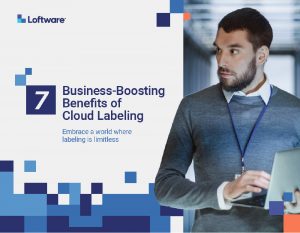 business boosting benefits of cloud labeling ebook cover.